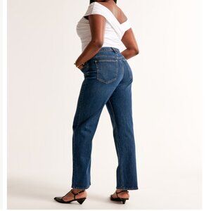 Abercrombie High Rise Vintage Straight Jean